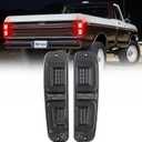 LED Tail Lights 1973-1979 F100/F150/F250/F350/Bronco Modern Style Red+White | For 73-79 F100-F350/78-79 Bronco/75-91 E150 E250 E350/75-83 E100 OEM Fit Taillights Upgraded Rear Tail Brake Light|U-V Coated