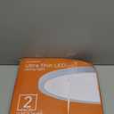 2Pack Dimmable LED Flush Mount Ceiling Light Fixture with Remote Control, 24W 2400LM, 12Inch, 2000K Warm Night Light & 3000K-6500K, Modern Super Slim Ceiling Lamp for Bedroom Kitchen, White