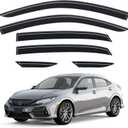 Window Visors Rain Guards - for Honda Civic Hatchback 2016-2021