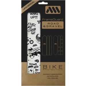 2 x Bike Frame Protection Kit - 18-Piece Clear Film for Gravel & Road - Ultra-Light 200µm PVC, Scratch-Resistant, Easy DIY Install