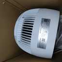 DREO TurboCool Misting Fan 516, 5 Drop Cooling Fans that Blow Cold Air, 150+30 Omni-directional Oscillating, Evaporative air cooler, 26 ft/s Wind, Ultrafine Mist, 20dB 6 Speeds 2 Modes, White