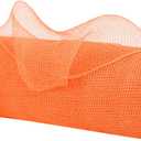 MEEDEE Orange Deco Mesh 10 Inch Rolls Halloween Mesh Orange Mesh Ribbon for Wreaths, Christmas Tree, Garland, Staircase, Mailbox, Centerpiece, Decorating and Crafts (30 Feet)