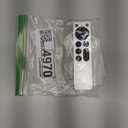 Replacement Remote Control for All Apple TVs: for Apple 4K/ Gen 1 2 3 4/ HD A2169 A1842 A1625 A1427 A1469 A1378 A1218 with TV Control Function