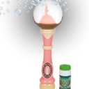 Wicked Glinda Light and Sound Musical Bubble Wand, Includes Bubble Solution