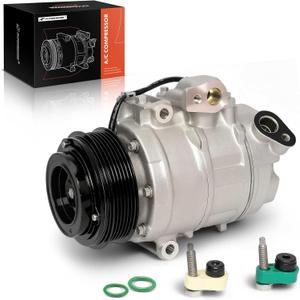 A-Premium Air Conditioner AC Compressor with Clutch Compatible with Ford Explorer 2011-2015, Police Interceptor Utility 2013-2015, Sport Utility