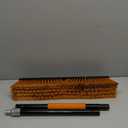 DSV Standard 18’’ Push Broom Outdoor Heavy Duty with 59.4’’ Long Handle, Industrial Broom with Stiff Bristles, Floor Broom for Cleaning Patio Garage Shop Deck Concrete Wood Stone Tile Floor