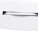 Simple Designs LT2084-WHT Mini Studded Texture Ceramic Bedside Table Lamp, White