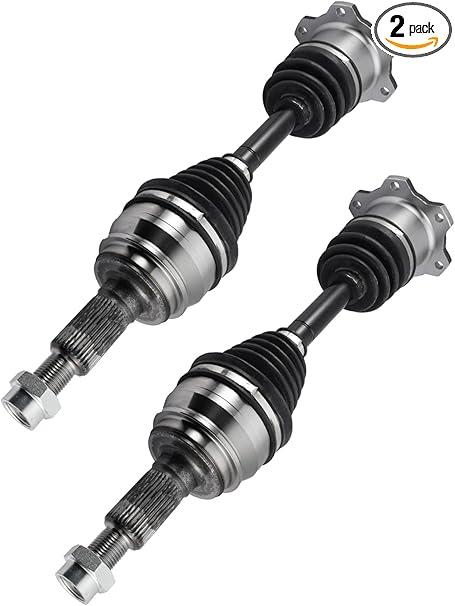 Pair (2) CV Axle Assembly For Cadillac Escalade, For Chevy Silverado 1500 Suburban Tahoe Avalanche Blazer, For GMC K1500 Suburban Sierra 1500 Yukon XL, Driver and Passenger Side 1988-2007