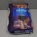 Always Discreet Boutique Incontinence and Postpartum Underwear for Women, Maximum Protection, Small/Medium, Black, 20 Count