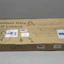 Wire Shelf Covers,30" W x 12" D,4pcs,Walnut