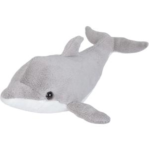 Wild Republic Dolphin plush, Stuffed Animal, Plush Toy, Gifts for Kids, Sea Critters 11 inches