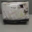 92 Inches Long Linen Curtains 2 Panels Set for Living Room Dining Grommet Semi Sheer Cottagecore Farmhouse Modern Drapery Boho Privacy 92 Inch Length Window Curtain for Bedroom Cream Ivory (Natural)