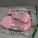 1 Pack Dog Hoodie Warm Hood Dog Sweater Cold Weather Small Dogs Sweatshirt Comfort Pet Clothes for Small Medium Dogs with Pockets Cats Chihuahua Clothes for Male Female Girl Boy Sporty Daily Wear (XL (Back: 16.5", Chest: 21.6", 12.8-17lbs), Pink and Grey