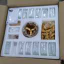 Modern Gold 5-Tier Chandelier Lighting Luxury Long Staircase K9 Crystal Chandeliers Large Foyer Villa Entrance Chandeliers for High Ceiling (D24"XH180" Gold)