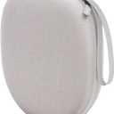 Headphone Headset Case Compatible with Anker Q20i Q30/Sony WH-CH520/JBL/BERIBES/KVIDIO Wireless On-Ear Headphones, Beige