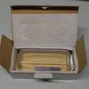 KIVY Glass butter dish with airtight lid that keeps butter soft - For countertop and refrigerator door shelf - Butter tray with lid fridge - Butter holder for counter - Covered butter dishes