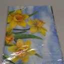 Louise Maelys Welcome Spring Summer Garden Flag 12x18 Double Sided Vertical, Burlap Small Daffodil Floral Flower Yard House Outside Outdoor House Decoration