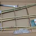 Natural Bamboo Plant Trellis, 2FT Garden Ladder Trellis, Plant Trellis for Climbing Plants, Vegetables, Pots, Outdoor & Indoor Use (3 Pack)