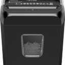 Bonsaii 5-6 Sheet Cross Cut Paper Shredder for Home use, 3.4 Gal Bin