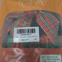 WiliW 2 Pairs Christmas Thigh High Stockings Plus Size, Red White Striped Over Knee High Socks for Women(Black Bow)