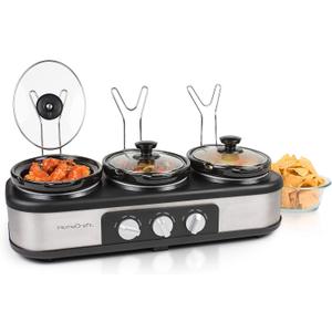 Nostalgia NTSC15SS 1.5 QT SS Slow Cooker