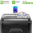 Aurora AU1260XA Anti-Jam 12-Sheet Crosscut Paper and CD/Credit Card Shredder