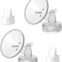 30mm Wide Mouth Flange and Duckbill Valve Compatible with Spectra S1/S2 and 9 Plus Not Original Spectra Pump Parts Replacement