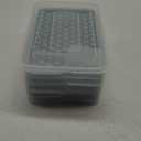 WIBIMEN Mini Ice Cube Trays, Small Tiny Round Pebble Crushed Nugget Ice Trays for Freezer with Lid - Chilling Drinks Coffee Juice(4 Pack/0.55In - Blue)