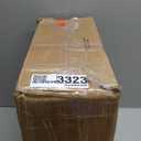 Door Handle Lock, Square Channel Privacy Interior Bedroom Room Bathroom Three-Bar Spherical(Gold) 8 pack