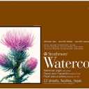 Strathmore 400 Series Wire Bound Watercolor Pad, 140 lb. Cold Press, 12 X 18 inches, White, 12 Sheets (440-3)