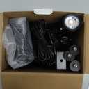 HIBOITEC Low Voltage Landscape Lighting with Transformer Photocell Sensor and Timer Spotlights Kit 52FT ETL Approved Wire Dimmable Waterproof 2700K for House Yard Trees Garden Plants Outdoor 6 Packs (Warm White)