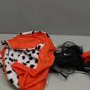 6 Pcs Black and White Wig + Faux Shawl + Red Gloves + Stick Pearl Necklace + Costume Stick+ Wig Cap for Women Costume Cosplay Halloween Party