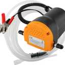 Amarine Made Oil Pump, Oil Extractor Pump 12V 60W Oil Removal Pump for Fluid Change, Electric Oil Change Transfer Pumps, Easily Scavenge Fluid from Cars, Motorcycles, RVs, Boats, and lawn Equipment