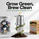 4-Pack Reusable K Cups for Keurig: Stainless Steel Reusable Coffee Pods for Keurig 1.0 - Eco-Friendly & Cost-Saving Coffee Filters for Daily Brewing - Easy to Fill & Clean