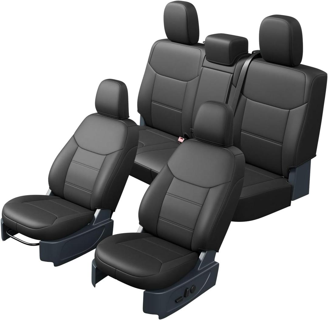Full Set Car Seat Cover Compatible with 2022-2025 Ford Maverick Neoprene Black Car Seat Protector Replacement for 2022-2025 Ford Maverick Accessories