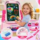 Art Easel for Kids Age 3-4 Magnetic Double-Sided Drawing Board Gifts