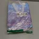 ReliThick 16 Pcs Winter Snowflake Party Gift Bag with Handle Christmas Snowflake Reusable Non Woven Treat Goodie Bag Blue Purple Wonderland Baby Shower Birthday Party Supplies, 9.1x8.7x4.5''