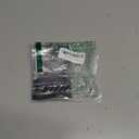 RFID Trifold Canvas Outdoor Sports Wallet for Kids - Front Pocket Wallet with Magic Sticker (Black)