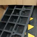 VEVOR Rubber Curb Ramp 5" Rise Height 2 Pack, Heavy-Duty 33069 lbs/15 T Capacity Threshold Ramps, Rubber Driveway Ramps for Cars, Carts, Dollies, Motorcycle, Bikes, Wheelchairs
