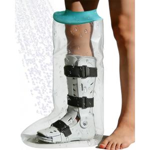 Cast Covers for Shower Leg, Waterproof Leg Cast Cover for Showering, Reusable Cast Protector for Shower Leg Adult, Soft Comfortable Cast Shower Cover Leg, Used for Bandages