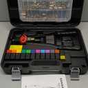 Rivet Nut Tool Kit,16-Inch Rivnut Tool Kit with 12 Metric and SAE Mandrels, 176Pcs Rivet nut Assortment Kit, Designed for Labour Saving