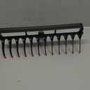 2 in 1 Weeding Tools Gardening Weed Puller with Long Handle,Stirrup Hula Garden Hoe with 12 Tines Rake,Garden Tiller Cultivator with 76" Adjustable Handle for Weeding,Seeding,Ditching,Loosening