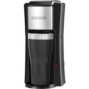 Single Serve Coffeemaker, Black (5.47"D x 6.14"W x 9.41"H)