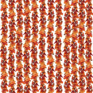 CQURE 12 Pack Fall Leaf Garland, 5.9Ft Artificial Maple Leaf Garland Fall Leaves Autumn Hanging Vines Maple Leaves Thanksgiving Decor for Home Wedding Fireplace Party (70.8FT-12pack)