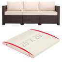 HAVARGO Couch Cushion Support for Outdoor Sagging Seat 20x20x2 Inches Couch Supports for Sagging Cushions, Quick-Drying and High Density Foam Sofa Cushion Support with Anti Slip Mesh Fabric Set of 3