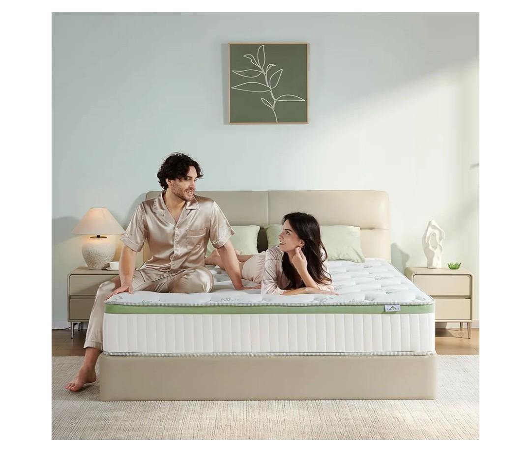 Full Mattress,12 Inch Full Size Mattresses in a Box,Memory Foam Hybrid Mattress,with Individual Pocket Spring  Pressure Relief, Motion Isolation, Cool Sleep, 75" x 54"