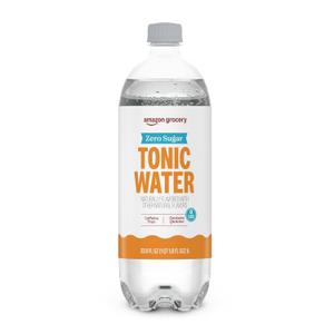 Amazon Grocery, Zero Sugar Tonic Water, 33.8 Oz (EXP 04/02/28)