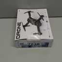 Drone with Camera for Adults Beginners, FPV Foldable RC Quadcopter Toys, Helicopter Toys, 1080P HD Camera Drone, Altitude Hold, One Key Take-off/Landing, 3D Flips, Waypoints fly, Headless Mode (Black)