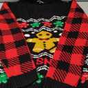 #followme Ugly Christmas Sweaters for Boys (10-12 Years, Black - Oh Snap)