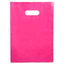Choice Marts 100 Pink Bags for Small Business 1.5Mil Thick 9"x12" Great For Merchandise Boutique Retail Glossy Pink Plastic Bags With Handles
